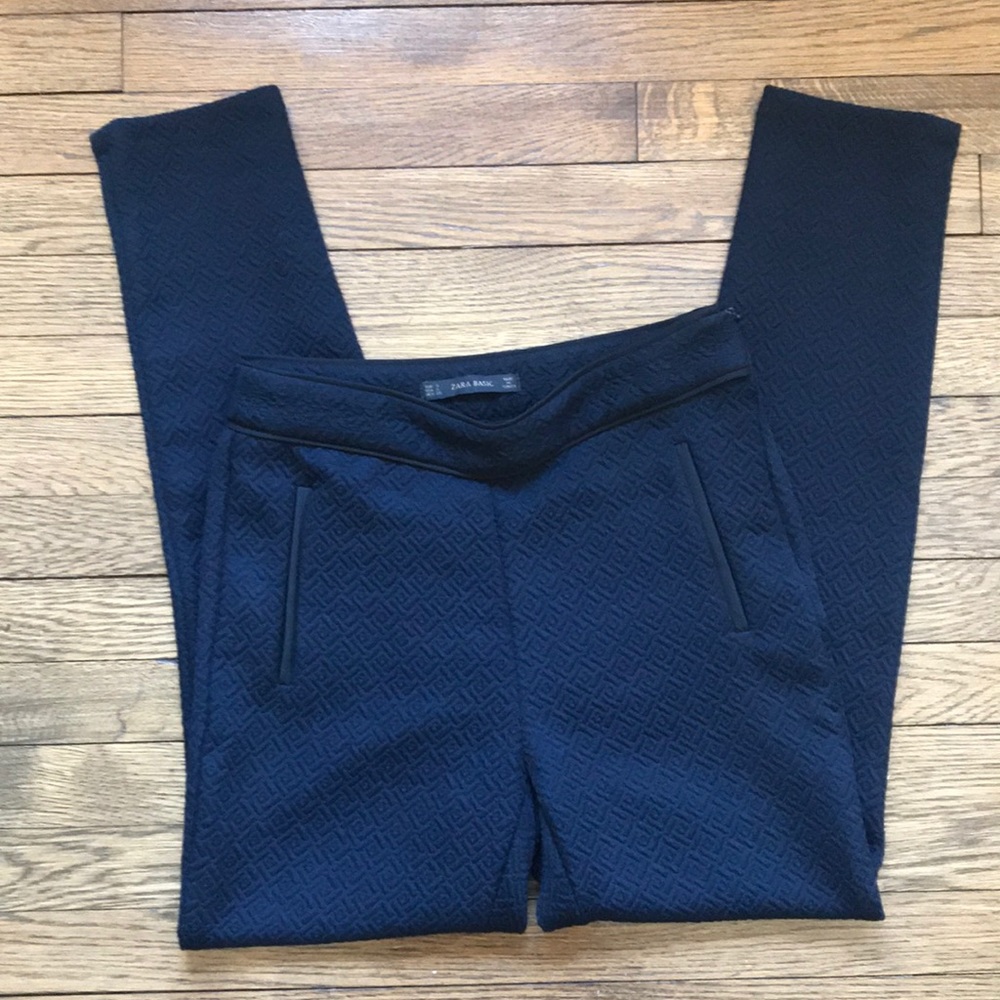 Zara Dressy Navy Pants
